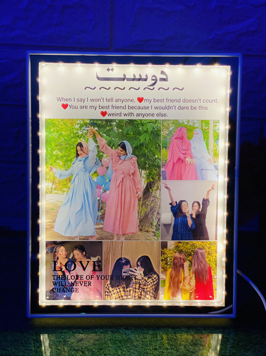 "Dost" Special 6-Photo Best Friend Magic Mirror